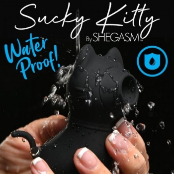 Shegasm Sucky Kitty 7x Clit Stim Black