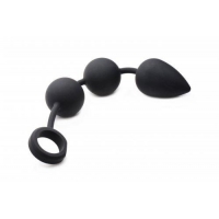 Tom Of Finland Weighted Anal Ball Beads Black